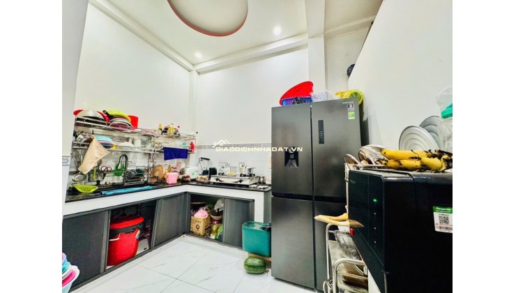 NHÀ 4TẦNG, HẺM xe tải, BÌNH ĐÔNG, P15Q8, 49m2, NHỈNH 5ty